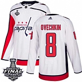 Capitals 8 Alex Ovechkin White 2018 Stanley Cup Final Bound Adidas Jersey,baseball caps,new era cap wholesale,wholesale hats